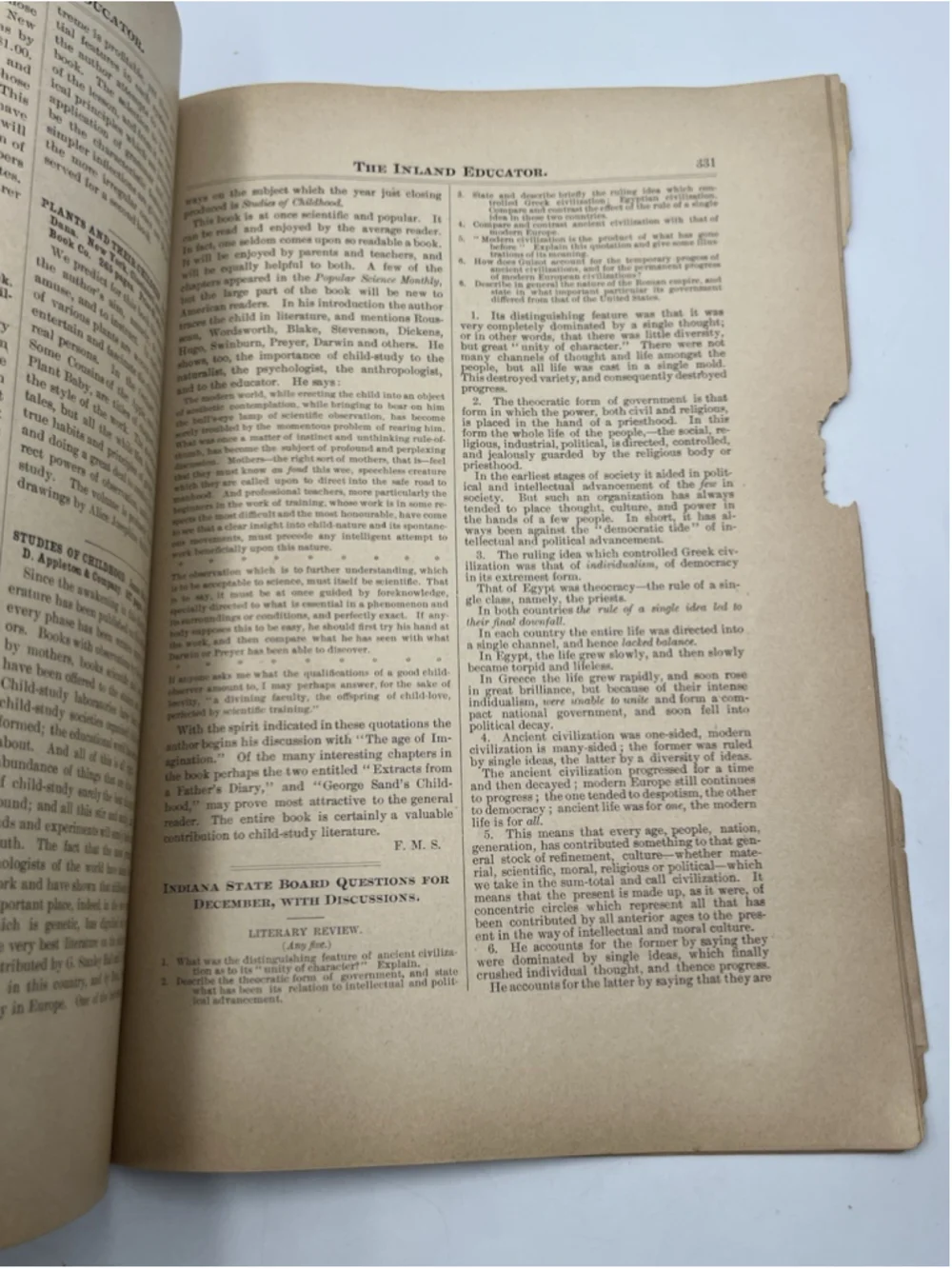 The Inland Educator A Journal For The Progressive Teacher June 1896 PART OF ONLY